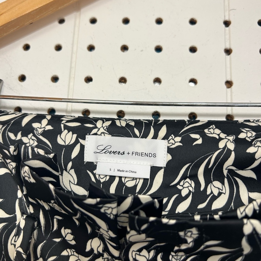 Lovers + Friends Karwayna Black and White Wide Leg Pants - Picture 6 of 8